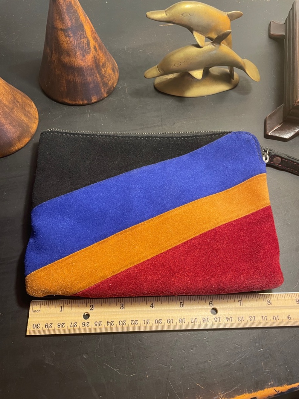 Patricia Nash Suede Wristlet - Picture 14 of 15
